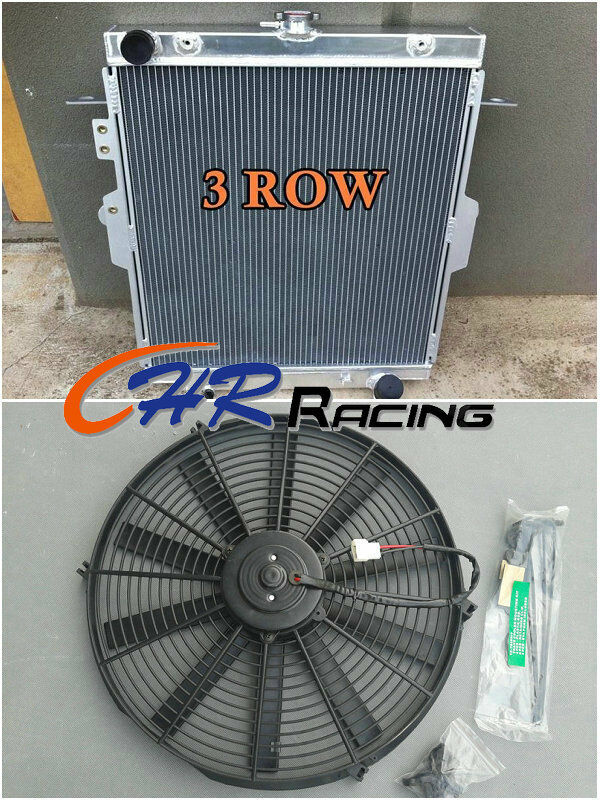 aluminum radiator for Toyota Landcruiser HDJ78 HDJ79 HZJ78 HZJ79 1HZ 4.2L+ FAN