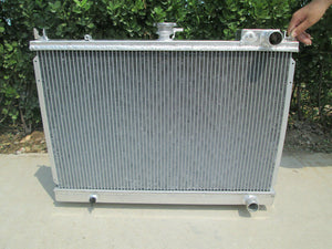 50MM 2 Row Aluminum Radiator & 2* Fans for Nissan Pintara Skyline R31 Manual MT