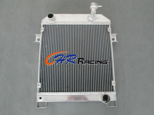 ALUMINUM RADIATOR JAGUAR MARK 2 MK2 MK II DAIMLER 2.5 V8; V8-250 MT 62-67+FAN