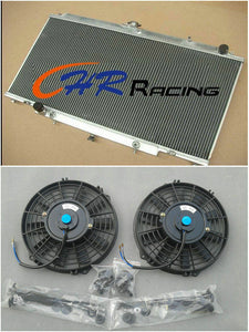 For 3 ROW NISSAN PATROL Y61 GU 2.8 / 3.0 /4.2L TD 97-01 ALUMINUM RADIATOR & FANS