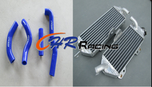 Load image into Gallery viewer, Aluminum radiator + Blue silicone hose for Kawasaki KX250 KX 250 1988 1989 88 89
