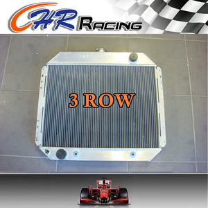 3 ROW Aluminum Radiator for FORD F100 F150 F250 F350 V8 67-81 and two fans