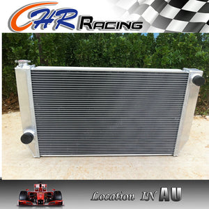 Aluminum Radiator for FORD Falcon XC XD XE XF V8 or 6 cylinder Manual +FANS