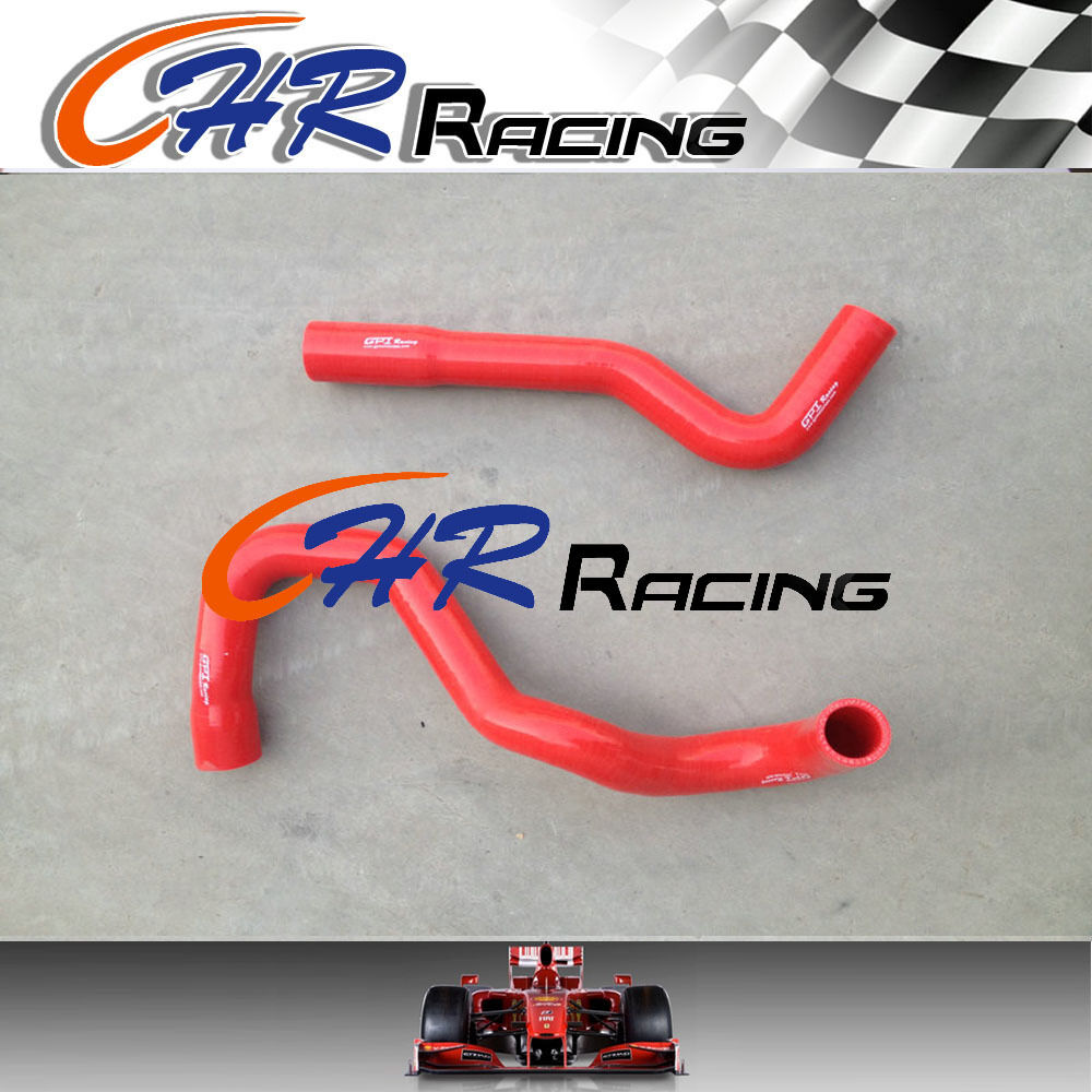 Red Silicone radiator hose for NISSAN PATROL Y61 TD42 4.2L DIESEL 12/97-ON