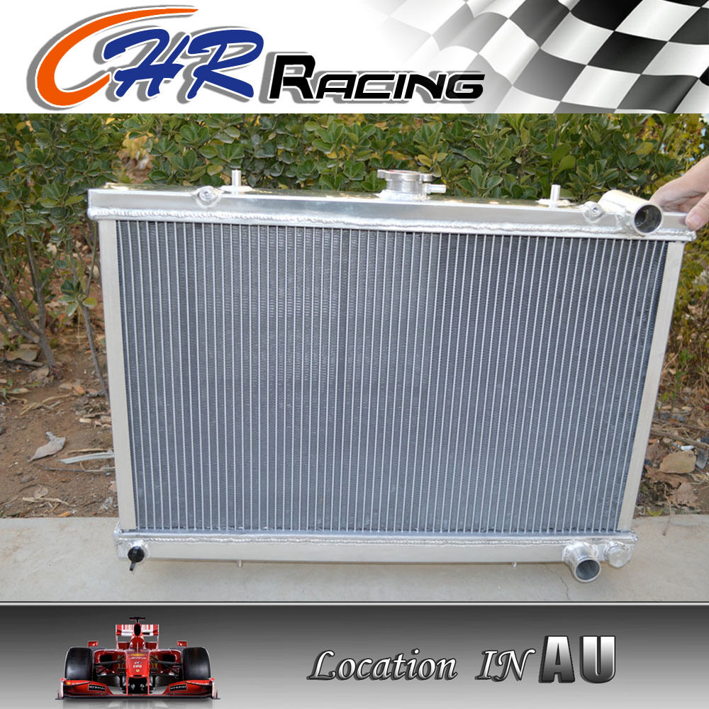 52mm 2ROW FOR Nissan skyline R32 GTS GTR Aluminum Radiator