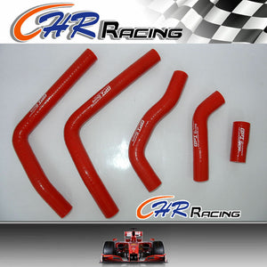 RED Honda CR125 CR 125 2005 2006 2007 2008 SILICONE RADIATOR HOSE KIT 05 06 07