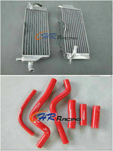 Load image into Gallery viewer, Aluminum Radiator and BLUE hose for Honda CR500 CR500R CR 500 R 1989 89
