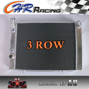 3ROW Aluminum Radiator & shroud & Fans for HOLDEN COMMODORE VB VC VH VK V8 AT/MT