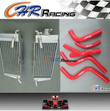 Load image into Gallery viewer, Aluminum Radiator &amp; BLACK Hose For Honda CR250R CR250 1985 1986 1987 85 86 87
