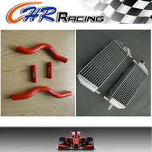 Load image into Gallery viewer, aluminum radiator AND BLUE HOSE FOR Suzuki RM250 2001-2008 2002 2003 2004 2005
