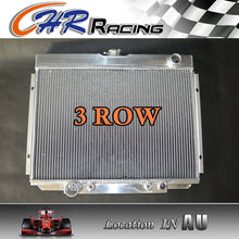 Load image into Gallery viewer, 3ROW 67-70 Ford Mustang / Mercury Cougar / XR7 Aluminum Radiator + Shroud + FAN
