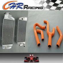 Load image into Gallery viewer, aluminum radiator&amp;hose for KTM 250/300/380 EXC/MXC/SX 1998-2003 1999 2000 2001
