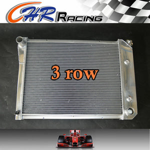 3 Row aluminum radiator & fans for Chevy Nova PRO 1968-1974 / SMALL BLOCK 72-79