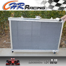 Load image into Gallery viewer, FOR NISSAN SKYLINE S13 CA18 R32 RB20 aluminum RADIATOR +2*10&quot; fan
