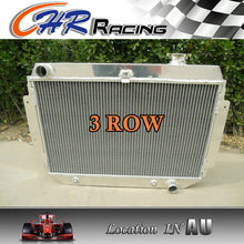 Load image into Gallery viewer, 3 ROW Holden Kingswood HQ HJ HX HZ V8 CHEVY AT/MT ALUMINUM RADIATOR + 2*10&quot; FAN
