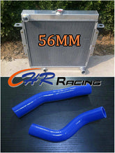 Load image into Gallery viewer, Toyota LandCruiser Land Cruiser 75 Series HZJ75 1HZ Aluminum Radiator +blue hose
