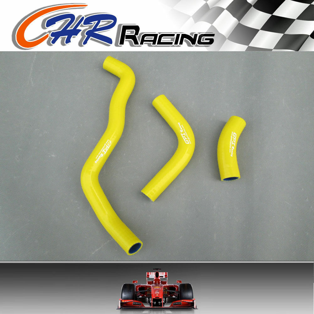 SILICONE RADIATOR HOSE SUZUKI DRZ400S DRZ400SM 2002-2013 03 04 05 12 13 YELLOW