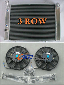 3CORE Aluminum Radiator for HOLDEN COMMODORE VB VC VH VK V8 AT/MT+TWO FANS