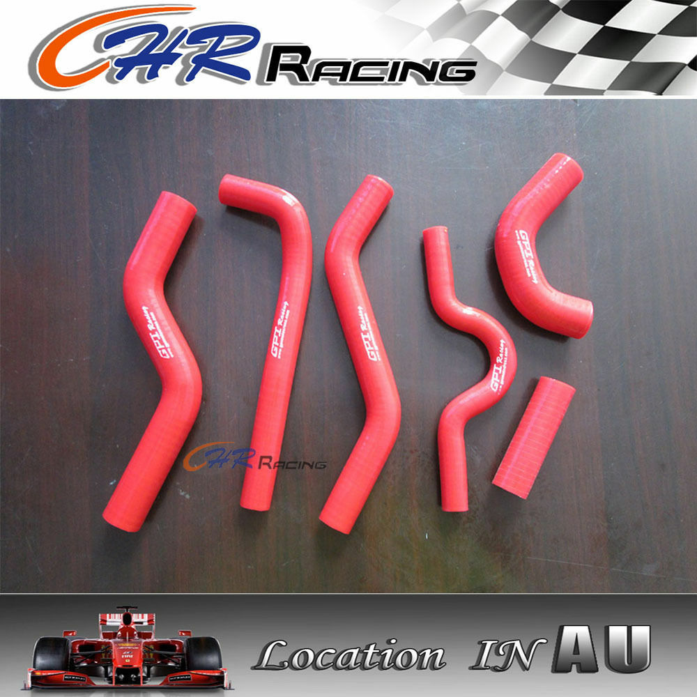 SILICONE RADIATOR HOSE Kawasaki KXF250 KX250F KX 250F 07 08 2007 2008 RED