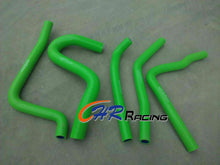 Load image into Gallery viewer, Silicone Radiator Hose Kawasaki KX250 KX 250 1990 1991 1992 1993 91 92 93 GREEN
