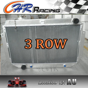 3 ROW Aluminum RADIATOR for Holden TORANA HQ HJ HX HZ Kingswood V8 + 2 × fans