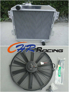 Ford Capri MK1 2 MK3 Kent 1.3L 1.6L/2.0 Essex/Escort 78+ Aluminum Radiator & FAN