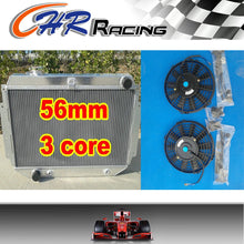 Load image into Gallery viewer, 3 ROW 56mm for HOLDEN HQ HJ HX HZ 253 &amp; 308 V8 Aluminum Radiator + 2 ×12&quot; Fan
