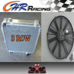 3ROW Toyota Hilux surf KZN130 1KZ-TE 3.0 TD 1993-1996 Aluminum Radiator +16" fan