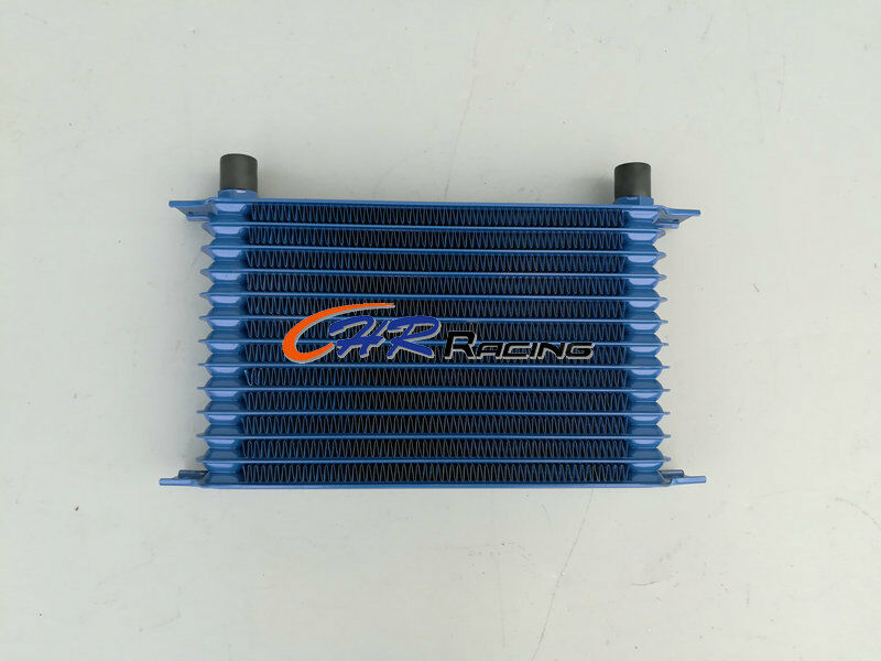 13 ROW 262MM 10AN AN10 UNIVERSAL TRANSMISSION ALUMINUM OIL COOLER for S13 S14