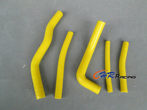 Yellow Radiator Silicone Hose For Suzuki RM125 RM 125 1996 1997 1998 1999 2000