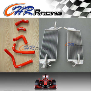 For Honda CR250 CR 250R CR250R 2002 2003 2004 02 03 04 Aluminum radiator + hose