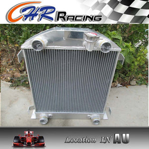 Aluminum Radiator for FORD Model A FLATHEAD ENGINE 28 29 1928 1929 + 16''FAN