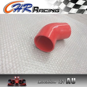 Silicone 45 degree Elbow 76mm 3" inch Turbo Intercooler hose red