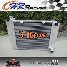 Load image into Gallery viewer, 3 ROW Aluminium radiator+ Shroud+ Fan for Mazda RX2 RX3 RX4 RX5 with heater pipe
