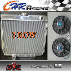 3ROW 67-70 Ford Mustang / 68-70 Mercury Cougar/XR7 ALL Aluminum Radiator +FAN