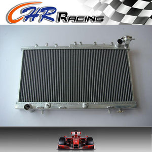 50MM 2 ROW Aluminum Radiator For Nissan N14 GTIR SR20DET Pulsar N15