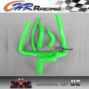 Silicone Radiator Y Hose Kit for Honda CR250 CR250R 02-08 03 04 05 06 07 GREEN