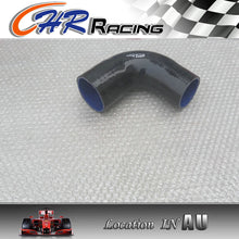 Load image into Gallery viewer, Silicone 90° degree Elbow Reducer 3&#39;&#39; to 4&#39;&#39; 76&gt;102mm Intake Intercooler Hose
