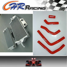 Load image into Gallery viewer, R&amp;LH aluminum Radiator + HOSE Honda CR125 CR125R CR 125R 05-07 06 2005 2006 2007
