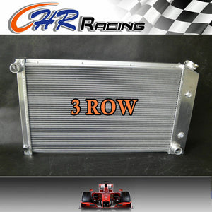 Aluminum Radiator for Pontiac Firebird Trans Am 1970-1981 76 77 78 3 Row + Fans