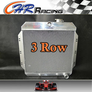 3 Row Aluminum Radiator for Chevy Cars V8 Conversion 1949-1954 50 51 52 53 + Fan