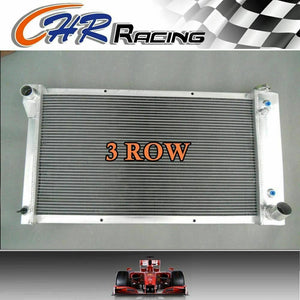 For 3 Row 1967-1972 Chevy Pickup Truck All Aluminum Radiator 68 69 70 71 72