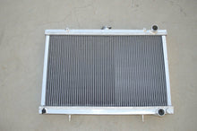 Load image into Gallery viewer, FOR NISSAN SKYLINE S13 CA18 R32 RB20 aluminum RADIATOR +2*10&quot; fan
