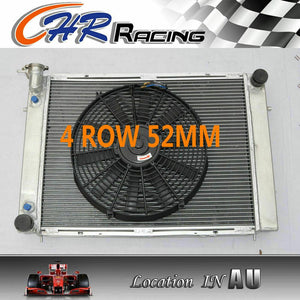 4ROW Aluminum Radiator + Fans for Holden Commodore VG VL VN VR VP VS V8 +14" Fan