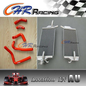 For Honda CR250 CR 250R CR250R 2002 2003 2004 02 03 04 Aluminum radiator + hose