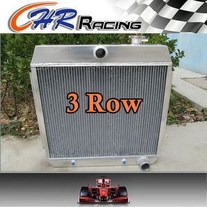 3 ROW for 1955 1956 1957 ALUMINUM RADIATOR CHEVY BEL AIR V8 W/COOLER 55 56 57