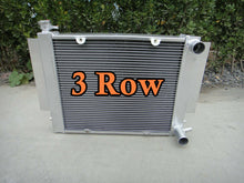 Load image into Gallery viewer, 3 ROW Aluminium radiator+ Shroud+ Fan for Mazda RX2 RX3 RX4 RX5 with heater pipe
