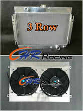 Load image into Gallery viewer, Aluminum radiator &amp; shroud &amp; fans for Chevy Impala L6 V8 63-68 &amp; EI Camino 64-67
