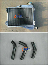 Load image into Gallery viewer, For Yamaha RD250 RD350 LC 4L0 4L1 Aluminum Radiator + Black silicone hose
