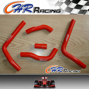 RED Honda CR125 CR 125 2005 2006 2007 2008 SILICONE RADIATOR HOSE KIT 05 06 07